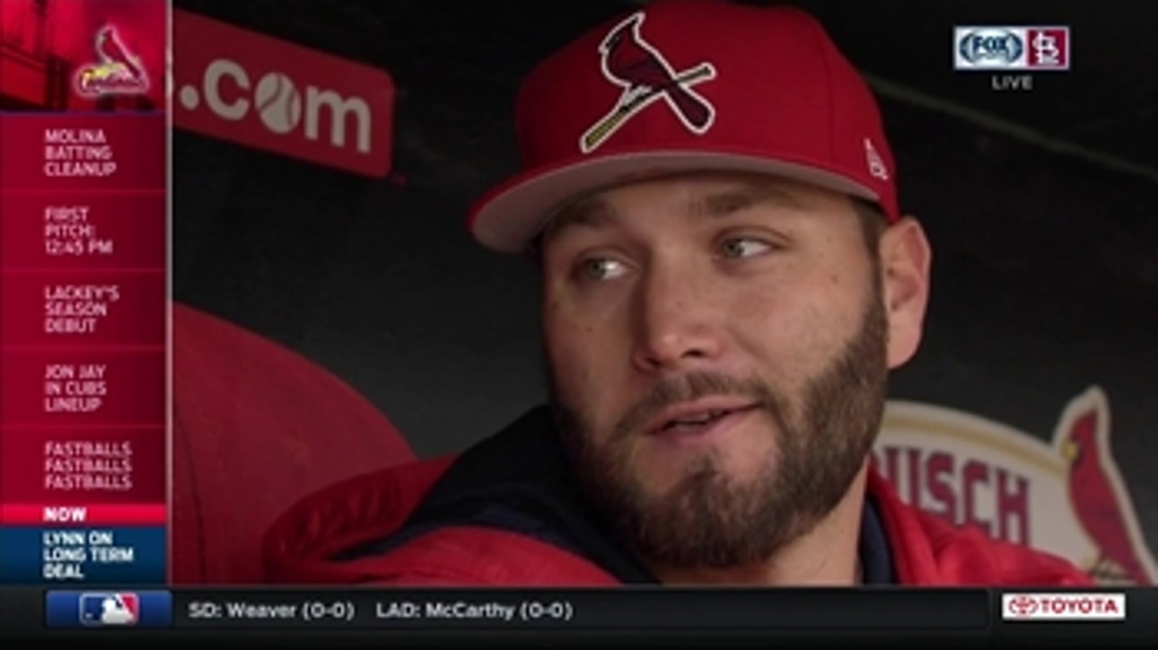 Lance Lynn knows the onus is on him to pitch well