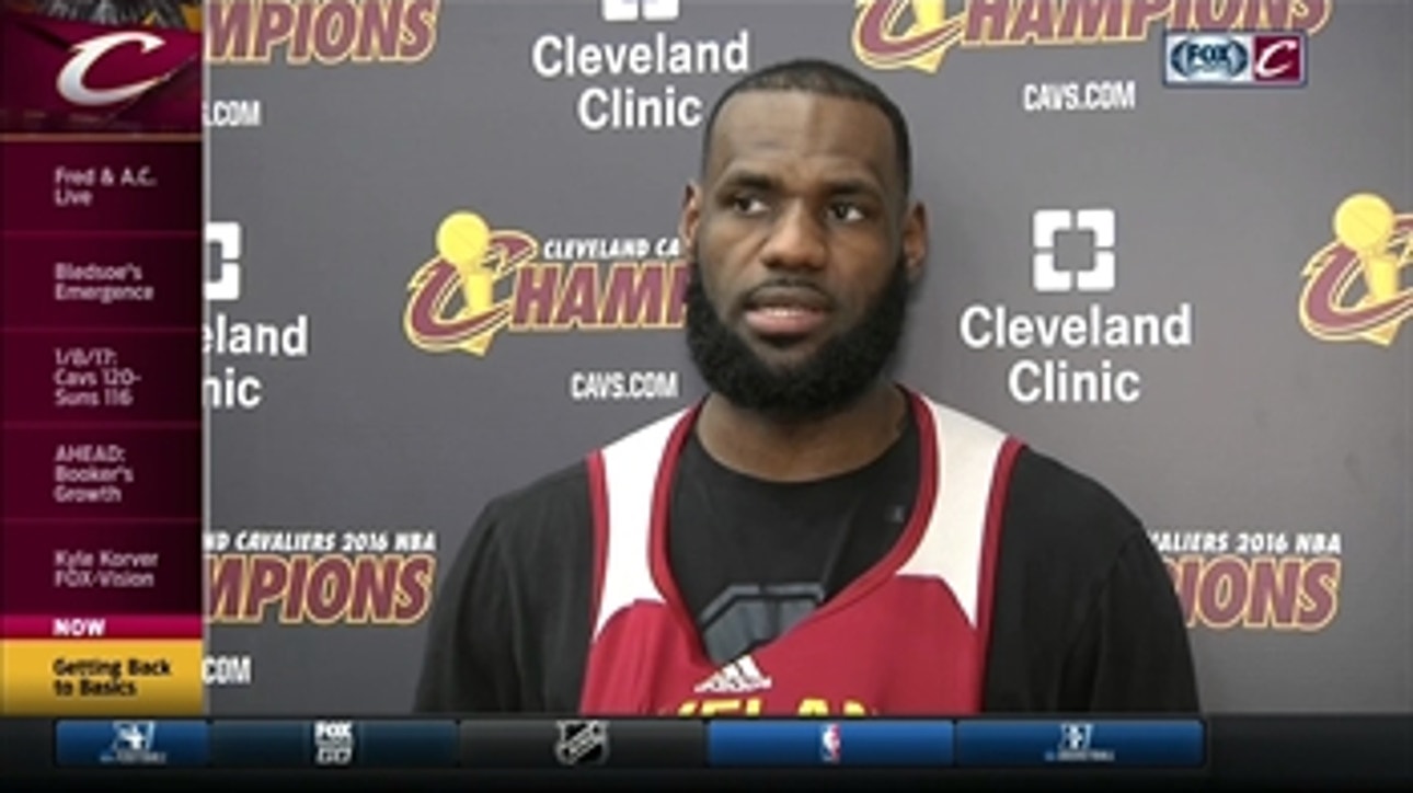 LeBron on bouncing back from road trip: 'Just get back to playing Cavs basketball'