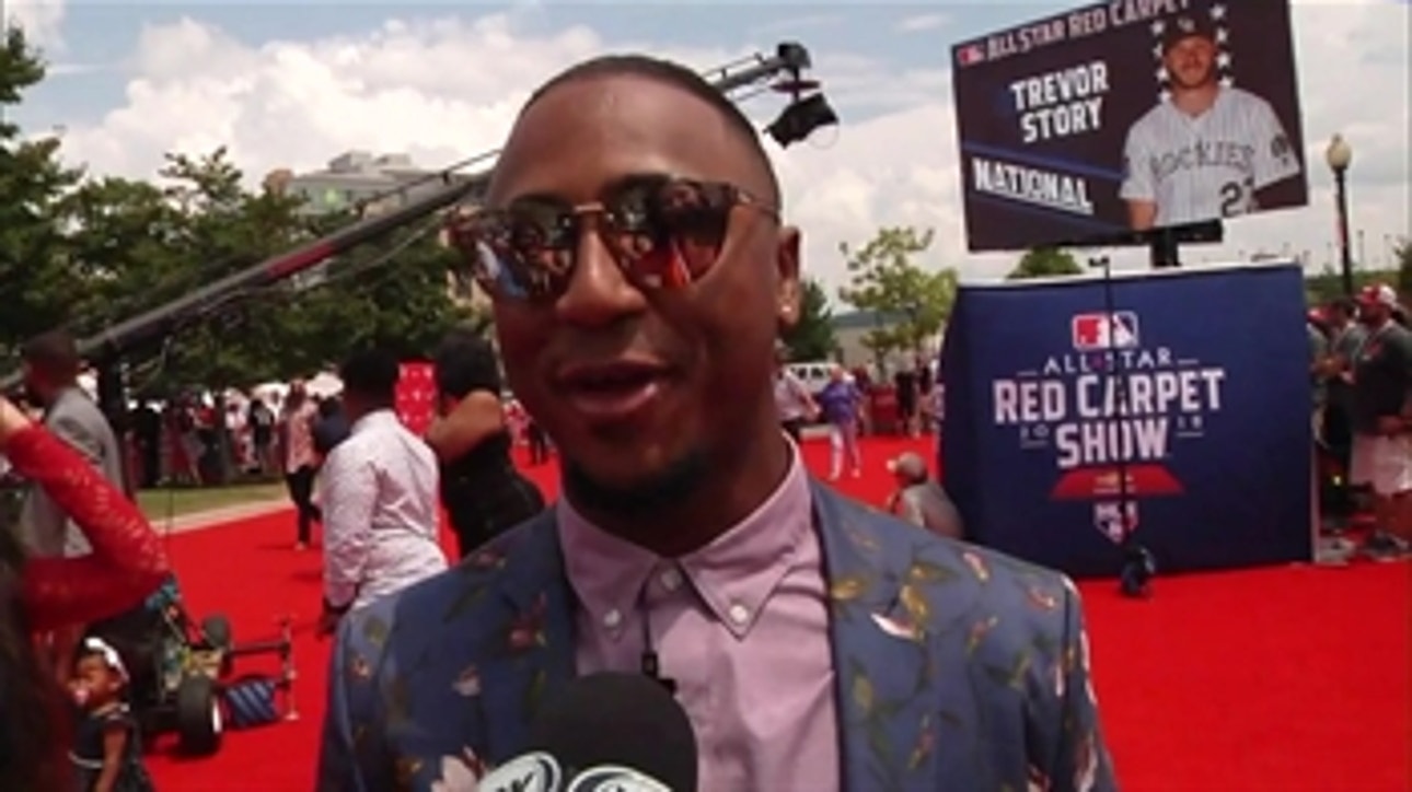 Braves' Ozzie Albies mic'd up on the All-Star Game red carpet