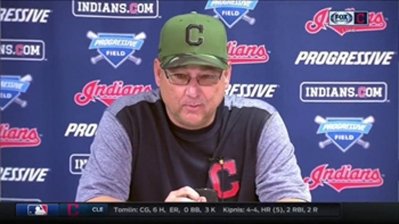 Indians skipper Terry Francona commends Josh Tomlin, offense: 'We needed that'