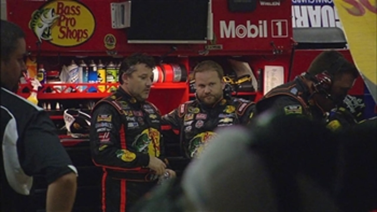 CUP: Tony Stewart Out Early - Atlanta 2014