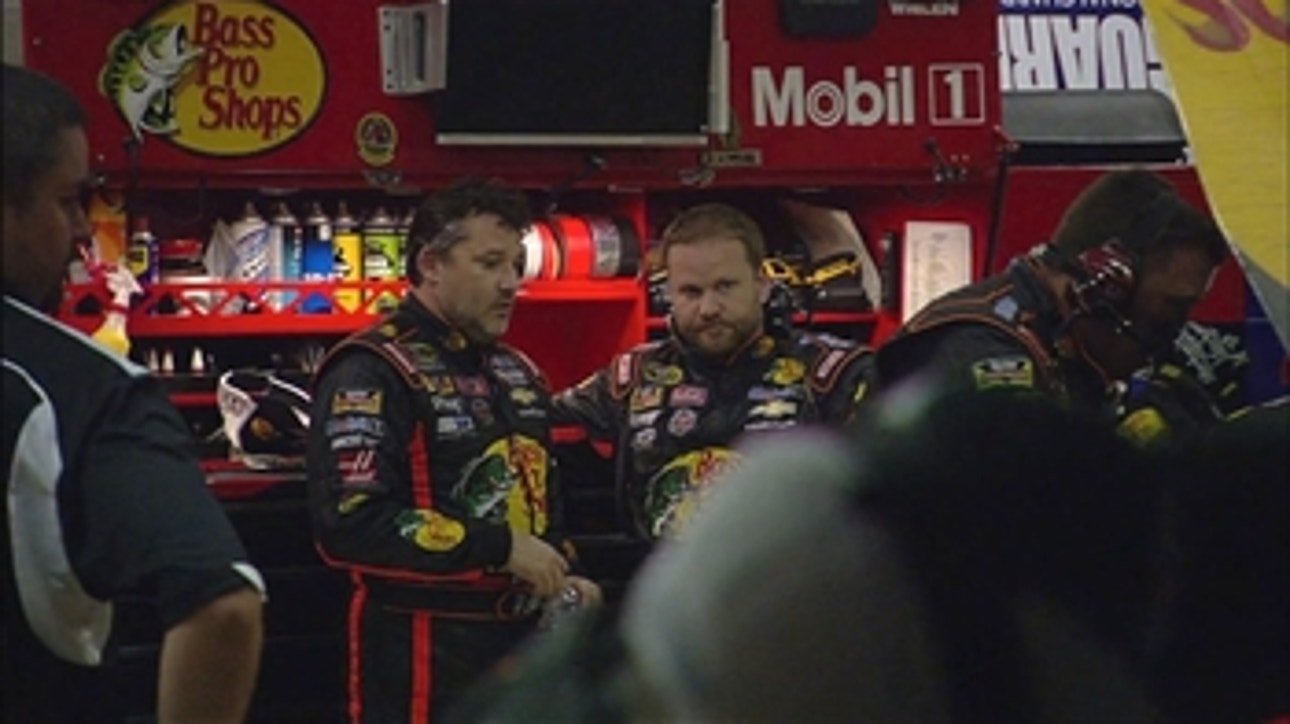 CUP: Tony Stewart Out Early - Atlanta 2014