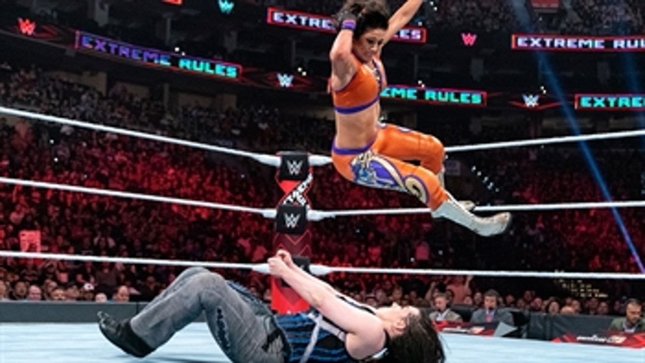 Bayley vs. Alexa Bliss & Nikki Cross - SmackDown Women's Title Handicap Match: WWE Extreme Rules 2019 (Full Match)