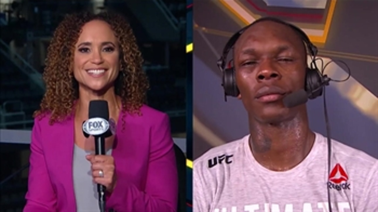Israel Adesanya talks with the UFC Tonight Crew Post Fight ' HIGHLIGHTS ' TUF FINALE
