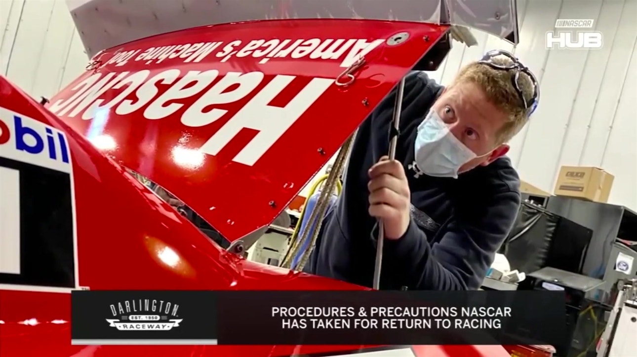 NASCAR precautions and procedures put in place detailed by Regan Smith ' NASCAR on FOX
