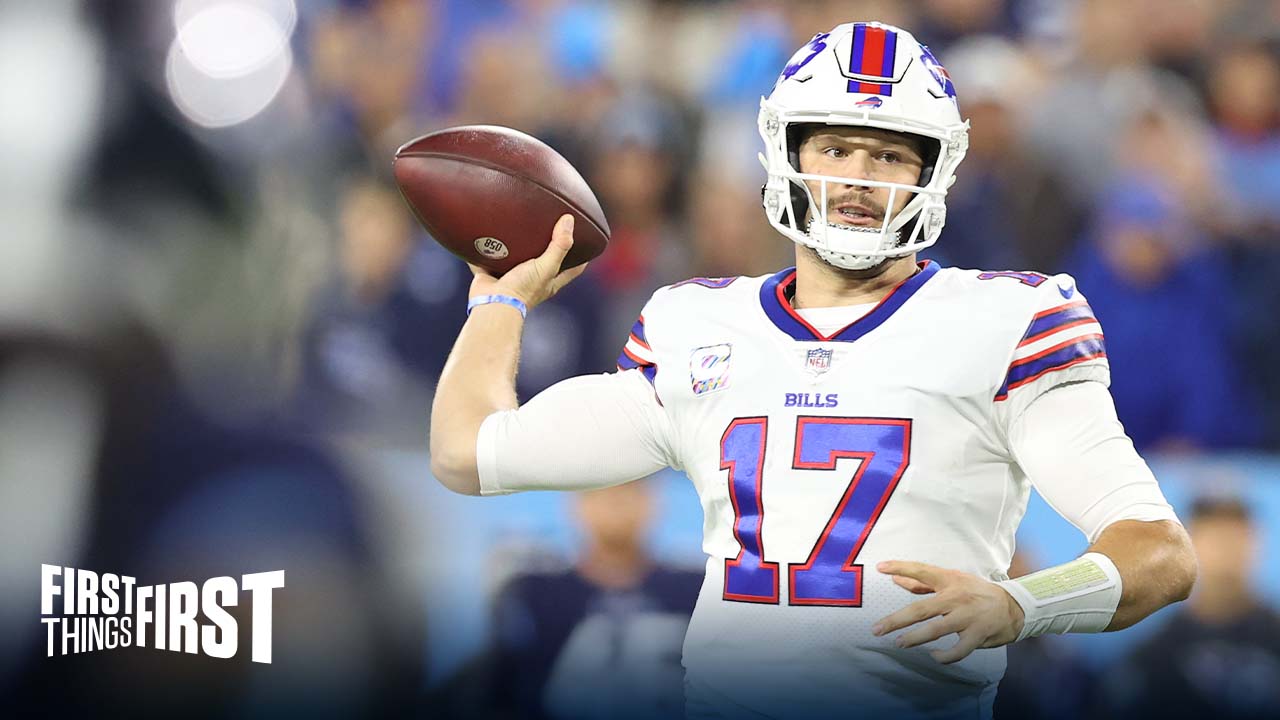 Nick Wright: Josh Allen let the Bills down in Monday night loss to the Titans I FIRST THINGS FIRST