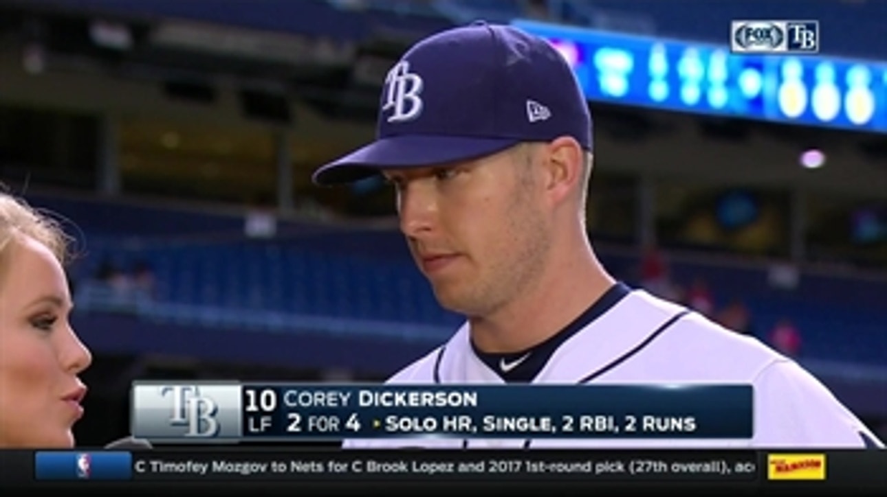 Corey Dickerson trying to focus on wins, not ASG possibilities