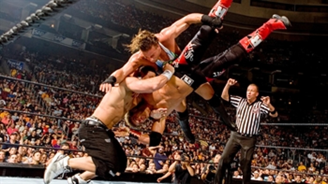 Rob Van Dam vs. John Cena vs. Edge - WWE Title Triple Threat Match: Raw, July 3, 2006 (Full Match)
