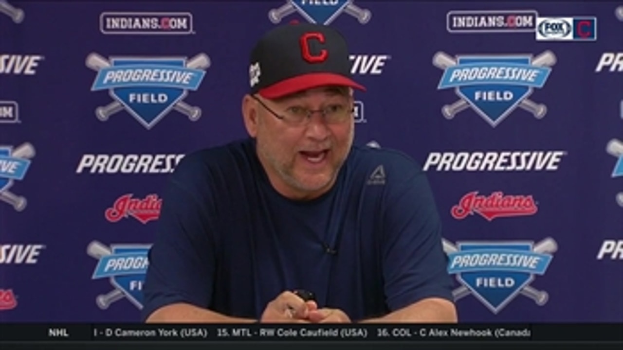 Terry Francona credits Tyler Naquin's defense for win over Detroit