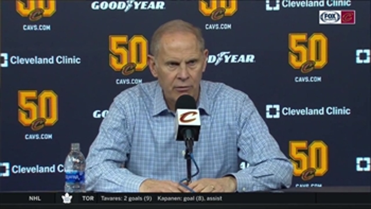 John Beilien talks about wanting to see more ball movement from the team