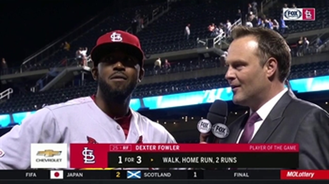 Fowler on hitting go-ahead homer: 'I kind of embrace those situations'