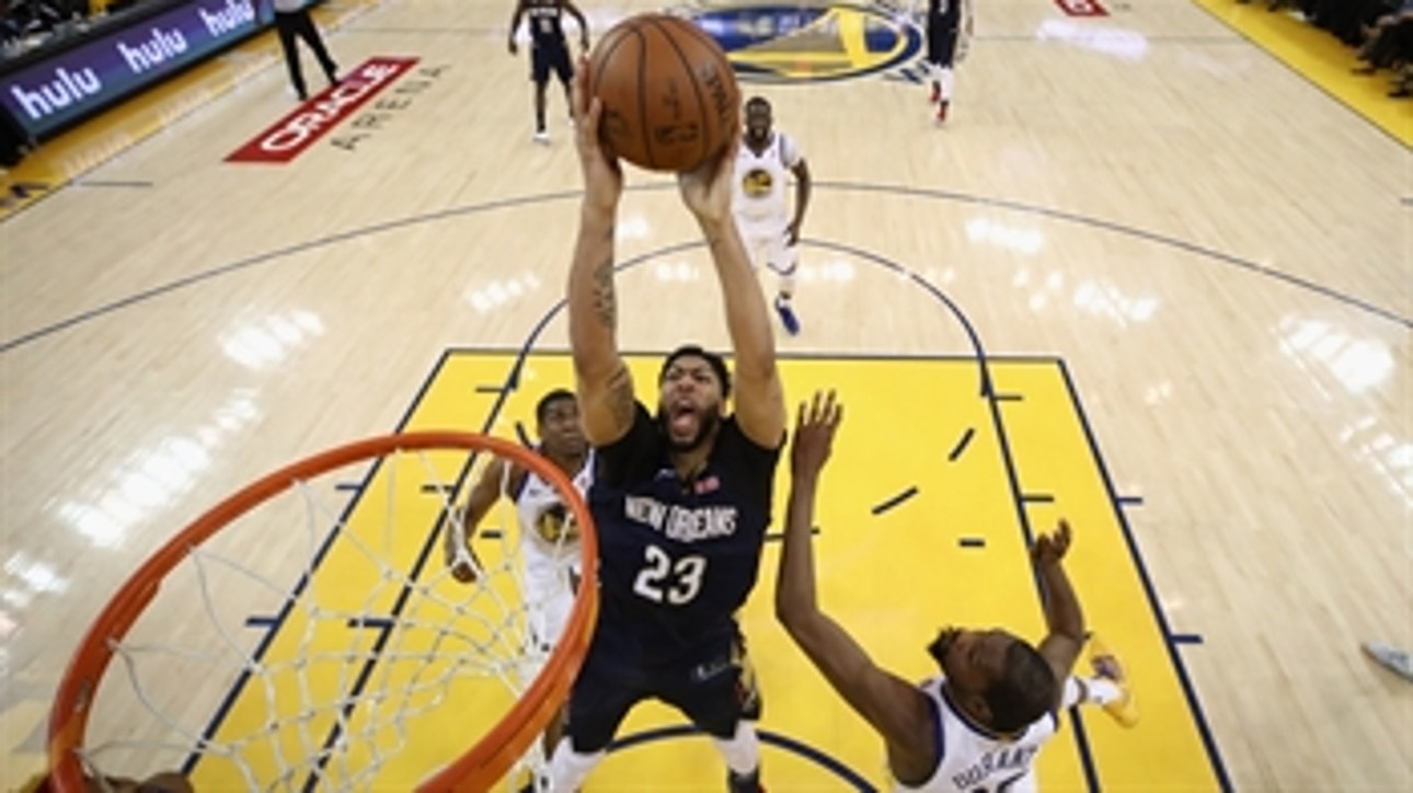 Nick Wright cautions the NBA and Golden State after news surfaced the Warriors are eying Anthony Davis