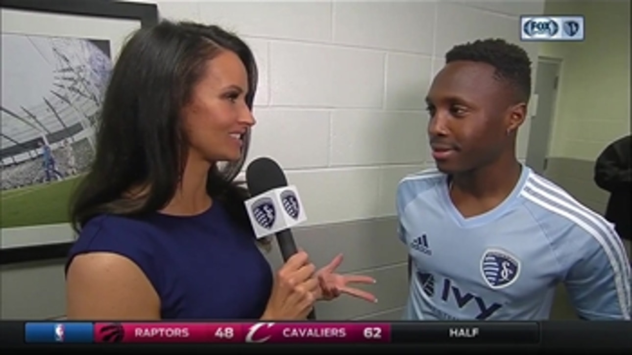 Sporting KC's Gerso explains his goal celebration