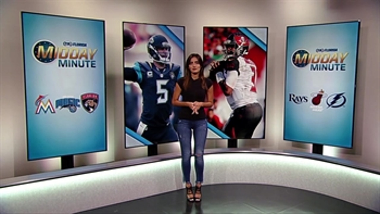 FOX Sports Florida Midday Minute 'Plus': Bucs, Jags, Dolphins hit the road