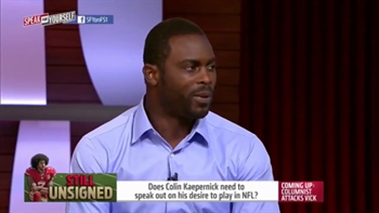 Michael Vick: 'First thing we got to get Colin to do is cut his hair' | SPEAK FOR YOURSELF