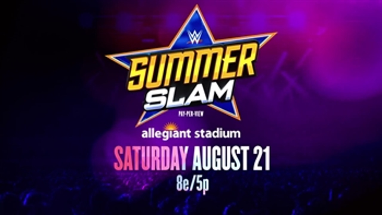 SummerSlam heads to Las Vegas' Allegiant Stadium on Saturday, Aug. 21