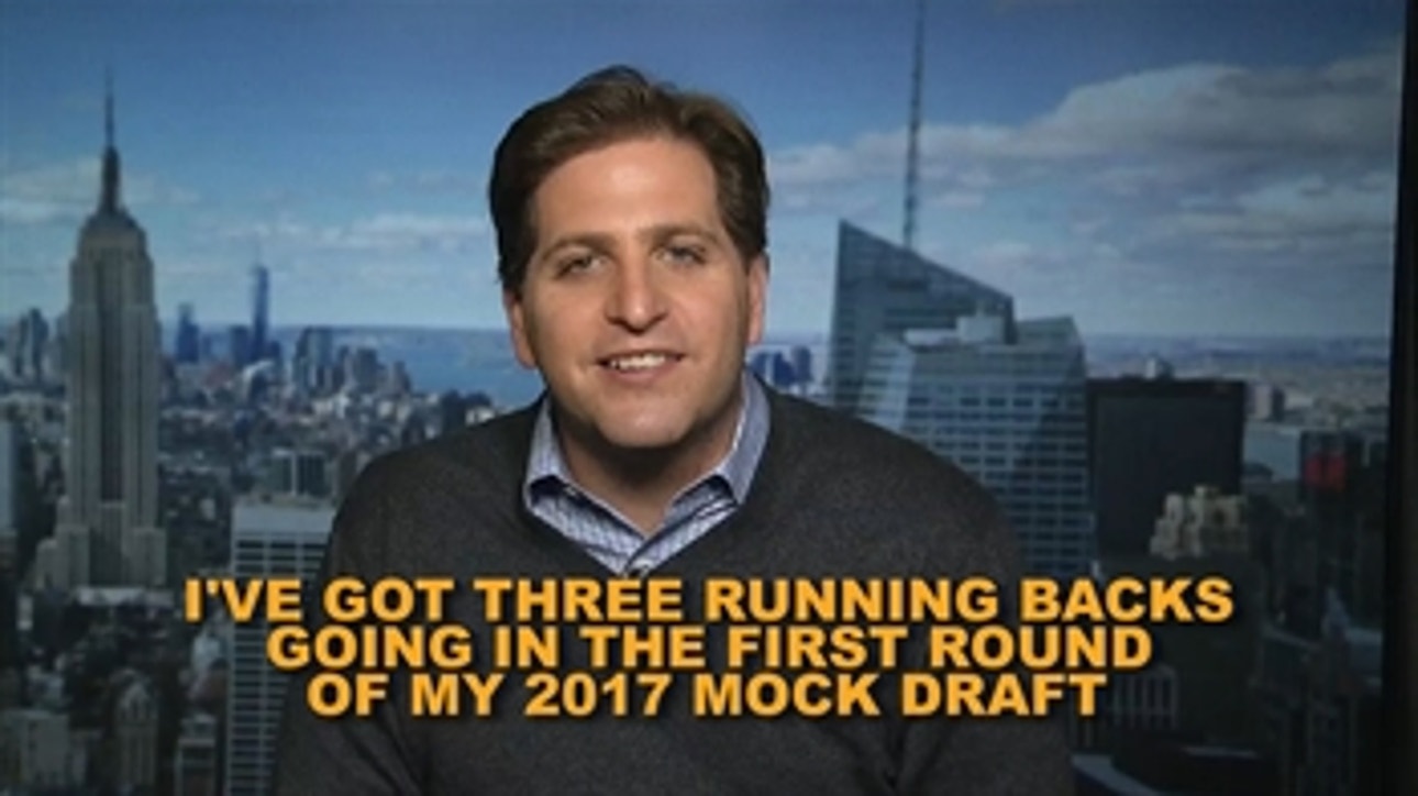 Peter Schrager names three running backs that could go in the first round