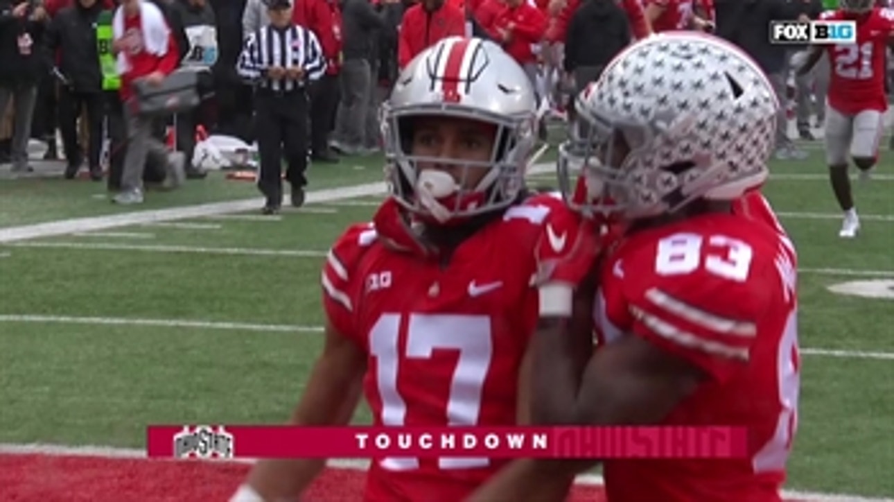 Chris Olave's gorgeous route down the sideline gives Ohio State another TD