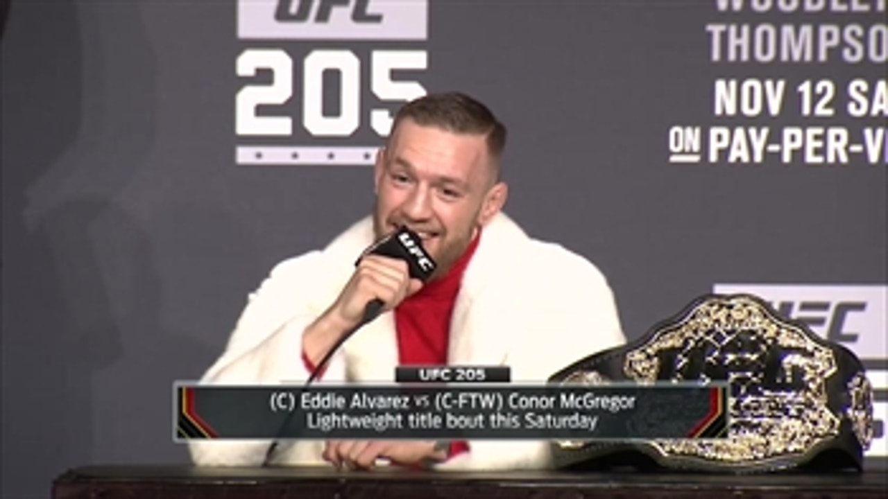 Here's everything Conor McGregor said at the UFC 205 pre-fight press conference