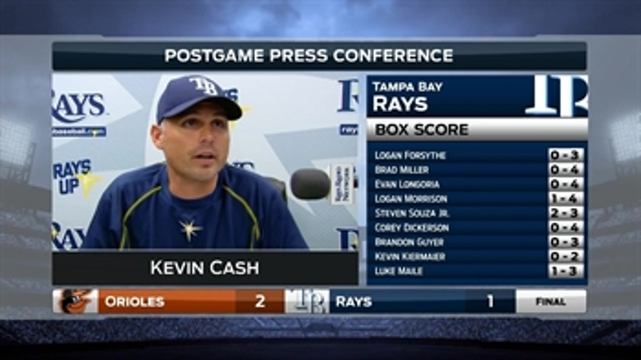 Kevin Cash says big hits are eluding Rays