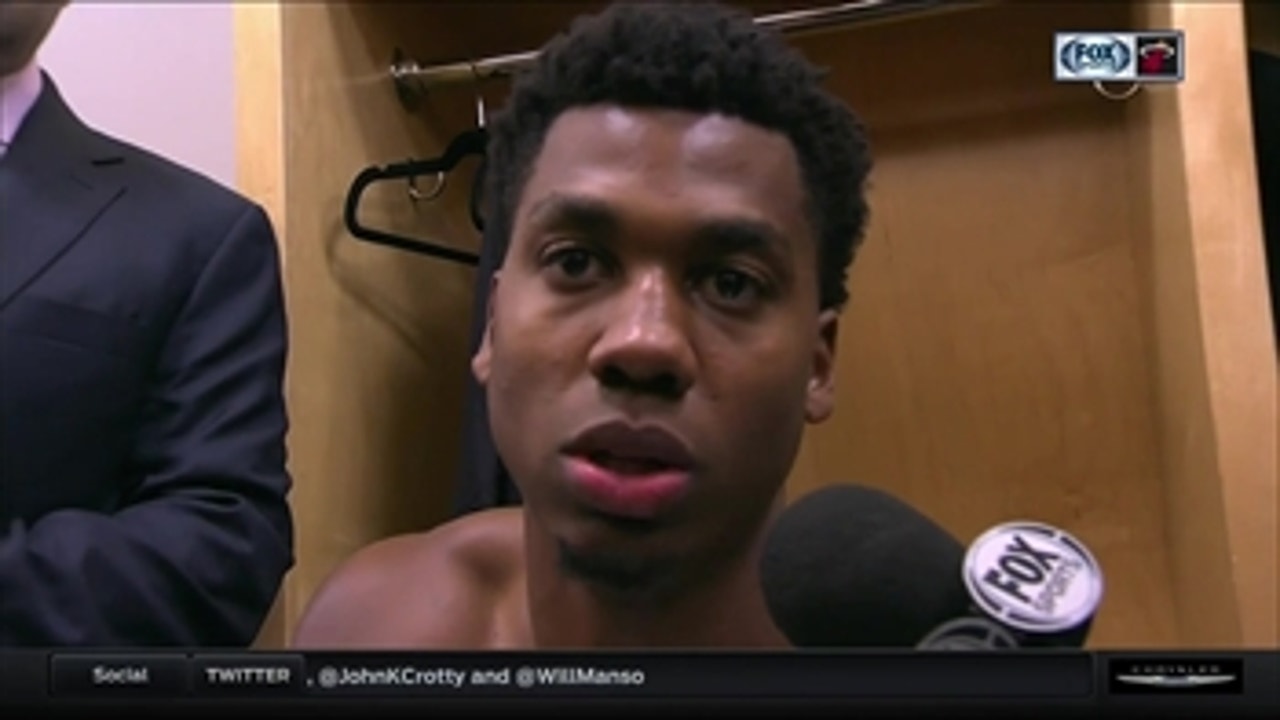 Hassan Whiteside on his first game without a double-double
