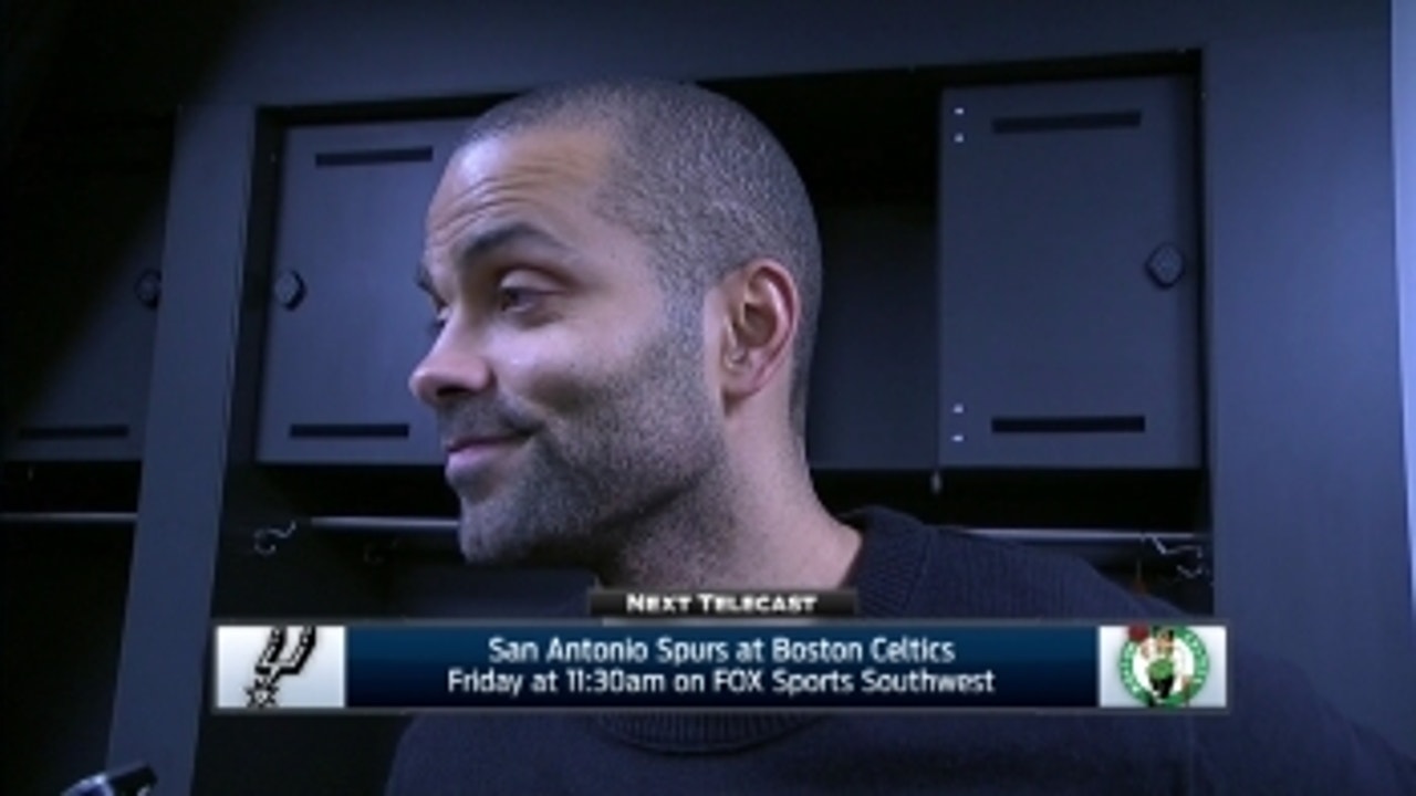 Tony Parker on staying ready, Spurs 119-114 win over Hornets