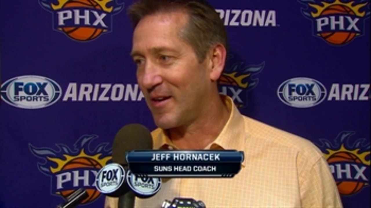 Hornacek: 'It's good to get another win'