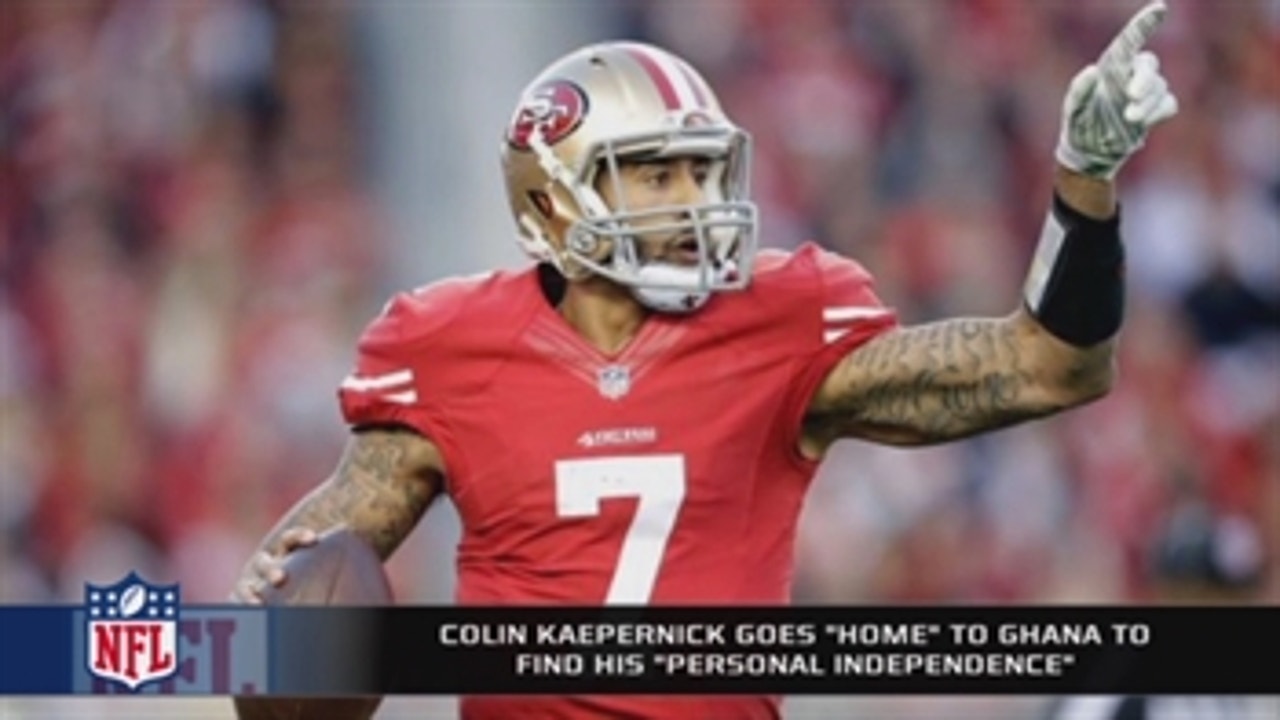Colin Kaepernick travels to Ghana to find his personal independence