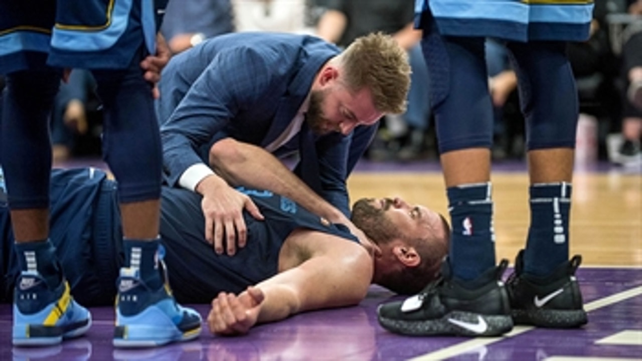 Marc Gasol exits with injury as Grizzlies fall to Kings