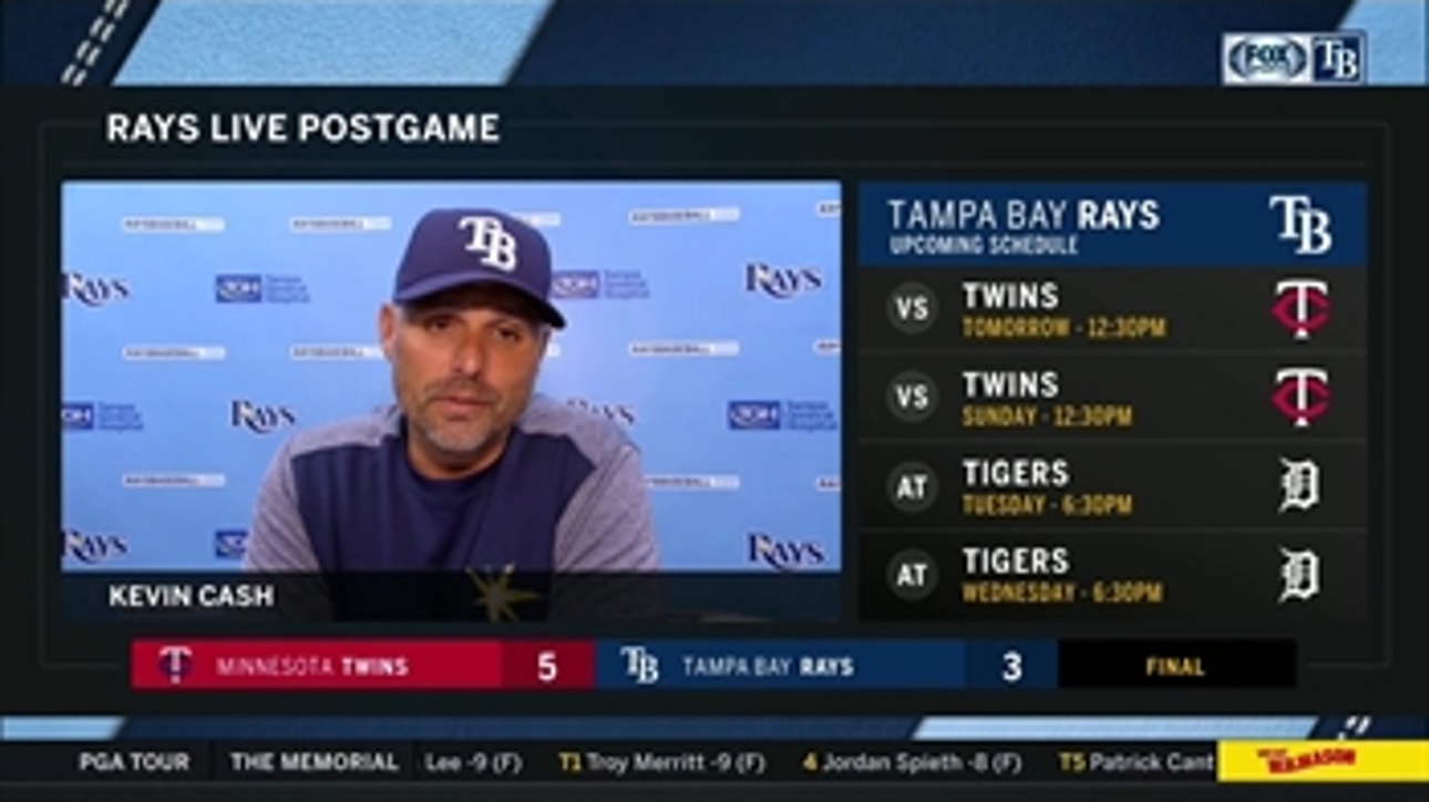 Kevin Cash on Twins: ‘Good teams find ways to capitalize, and they did’