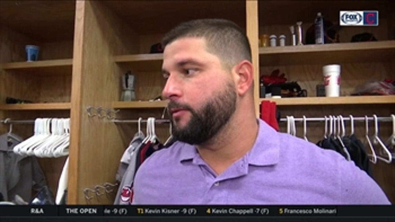 Yonder Alonso talked about the Tribe's 5th inning rally in Texas