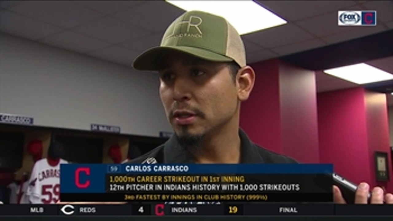 Pitching with a big lead isn't always easy, but it's part of the game to Carlos Carrasco