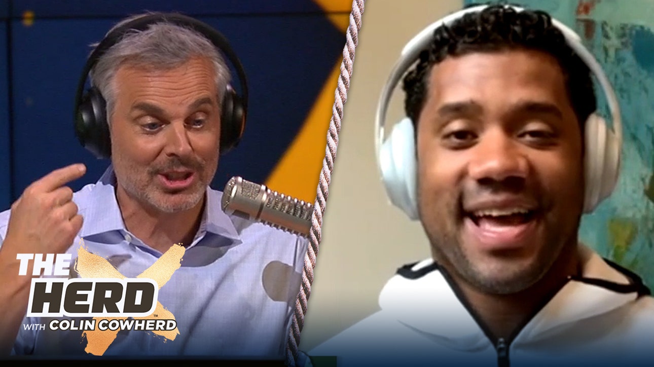 Russell Wilson on playing Tom Brady in the Super Bowl, Seahawks' struggles, talks fitness | THE HERD