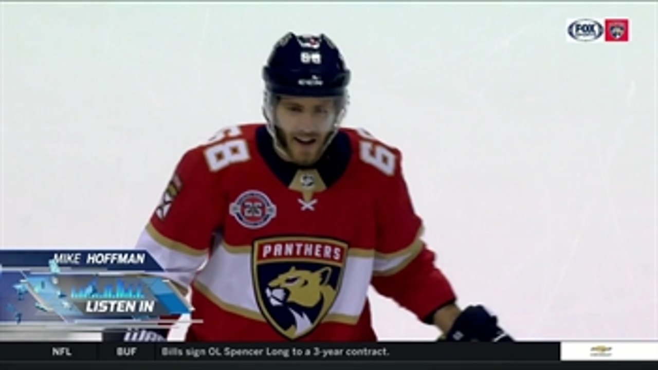 Mic'd up: Listen in on Mike Hoffman in Panthers-Stars matchup