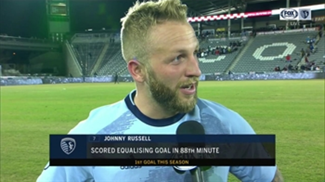 Russell credits Sporting KC's road fans after big goal: 'They've been brilliant for us'