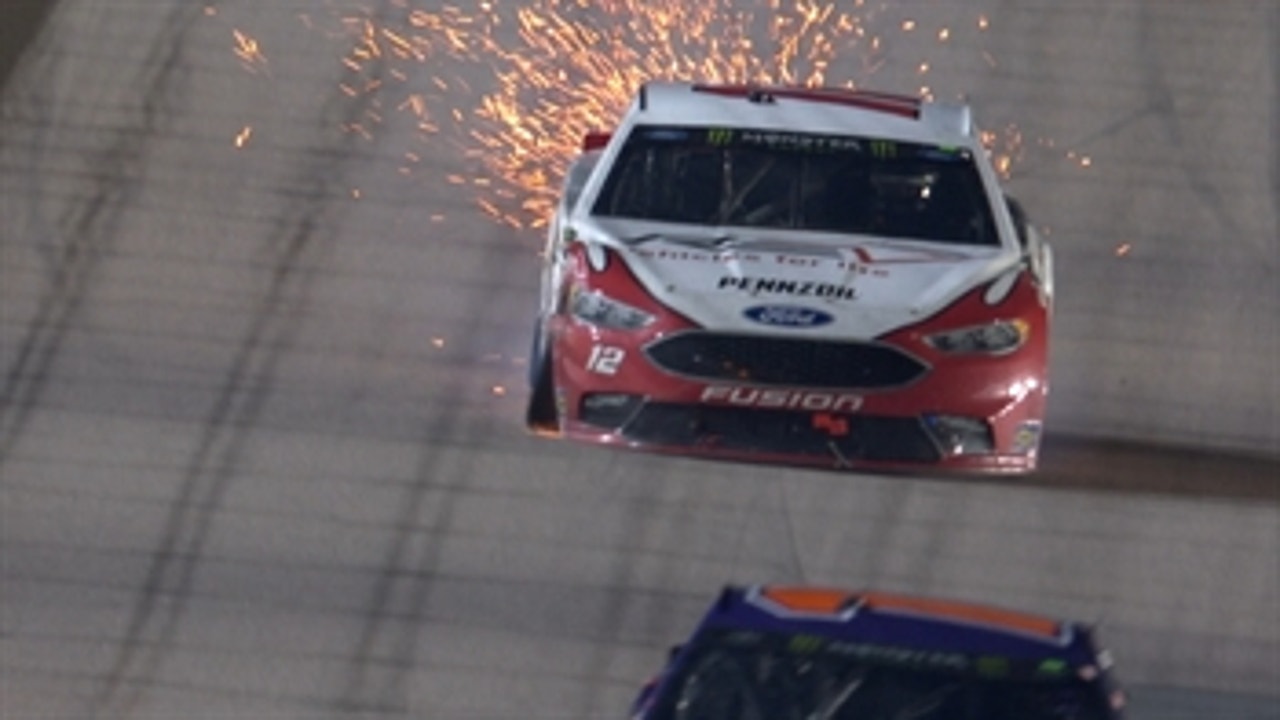 Was Ryan Blaney's side draft on Kyle Larson too aggressive?
