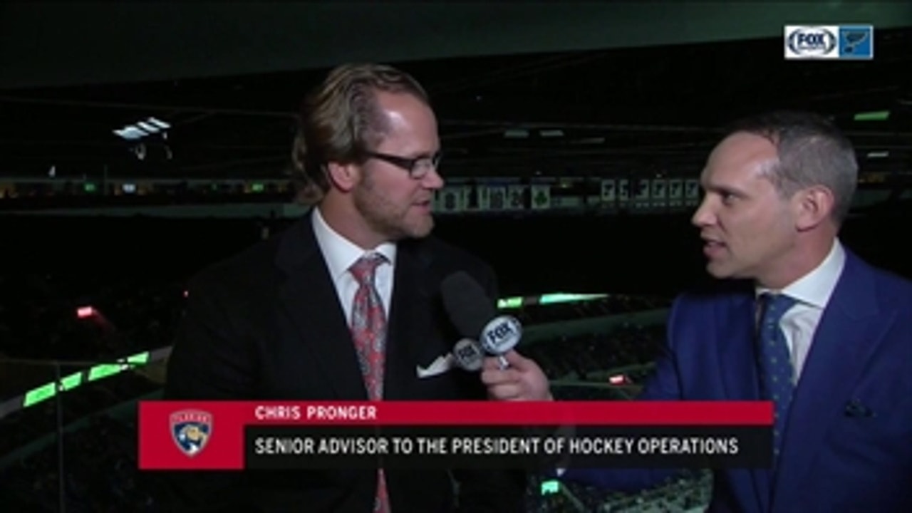 Chris Pronger on his post-playing career in the Panthers' front office