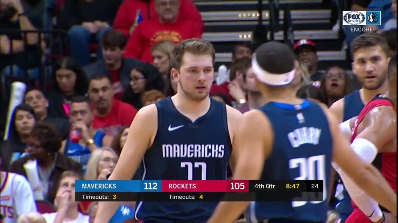 WATCH: Luka Doncic with the EuroStep | Mavericks ENCORE
