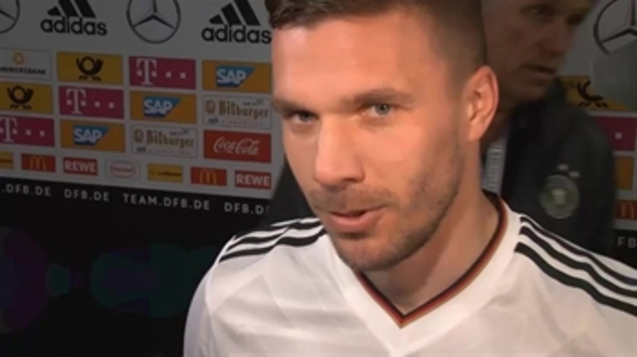 Podolski on his stunning farewell goal against England