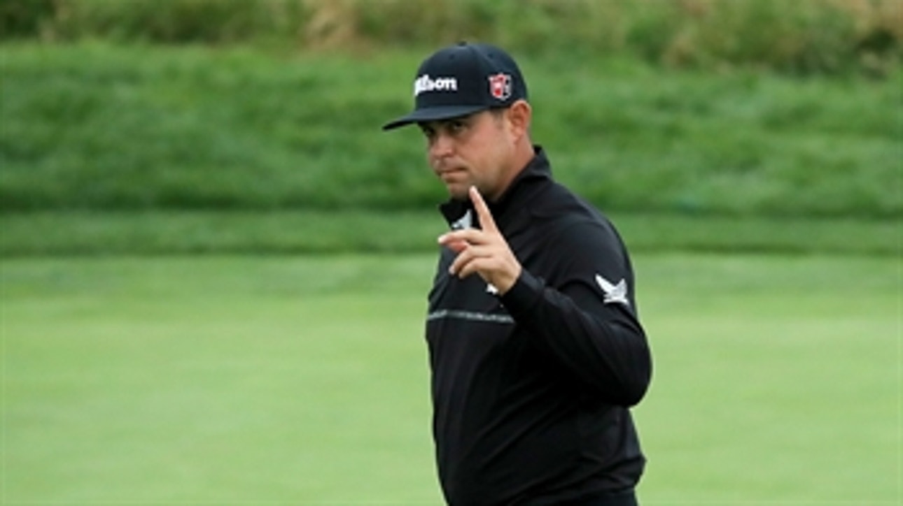 Gary Woodland birdies the 9th moving to 9-under and sole possession of the lead at the 2019 U.S. Open
