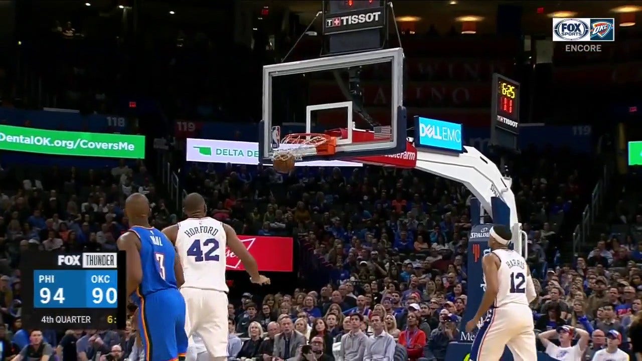 WATCH: Chris Paul with the Clutch Shot in the Paint | Thunder ENCORE