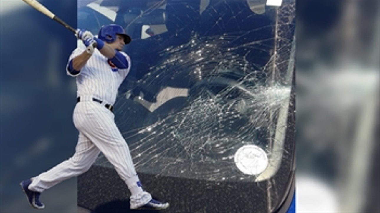 Cubs' Schwarber wants to help fix fan's windshield he destroyed with homer