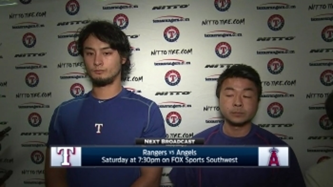 Yu Darvish goes a little over six innings, Rangers win