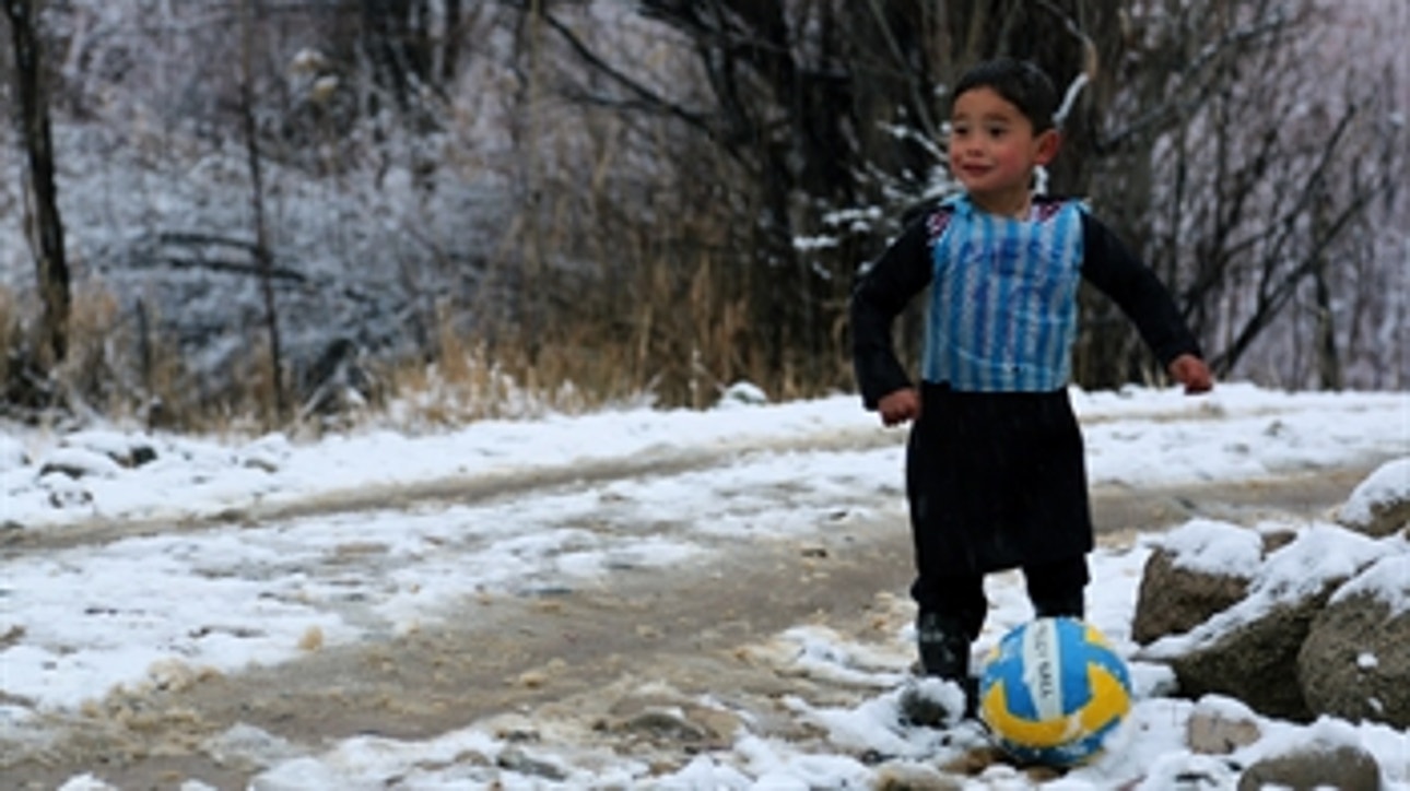 Five-year-old in plastic bag kit could meet Leo Messi