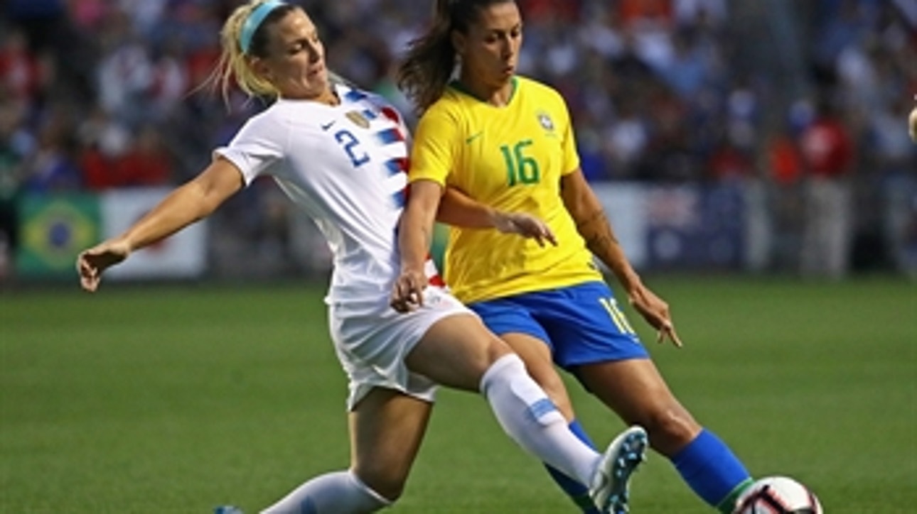 Julie Ertz puts the USWNT ahead early in the second half  ' HIGHLIGHT ' 2018 TOURNAMENT OF NATIONS
