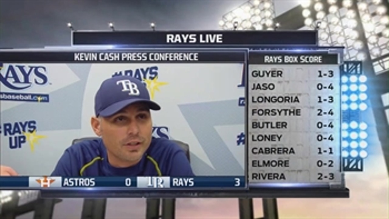 Rays take second straight from Astros