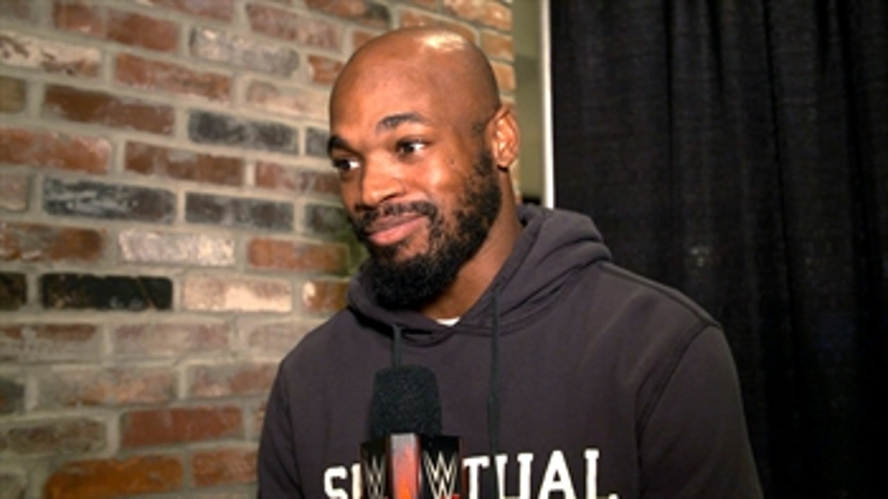 NFL running back Adrian Peterson enjoys the Royal Rumble: WWE.com Exclusive, Jan. 26, 2020