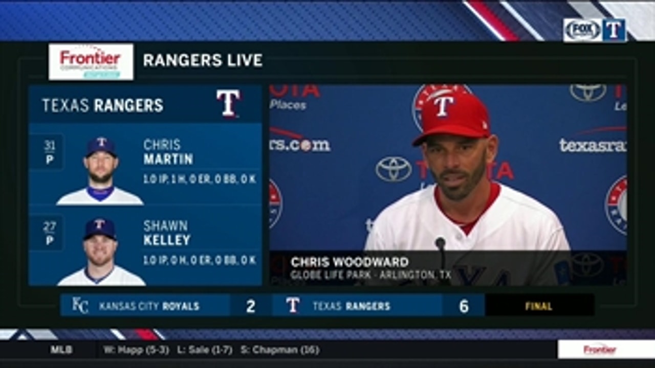 Woody on Pitching in Rangers win over Royals