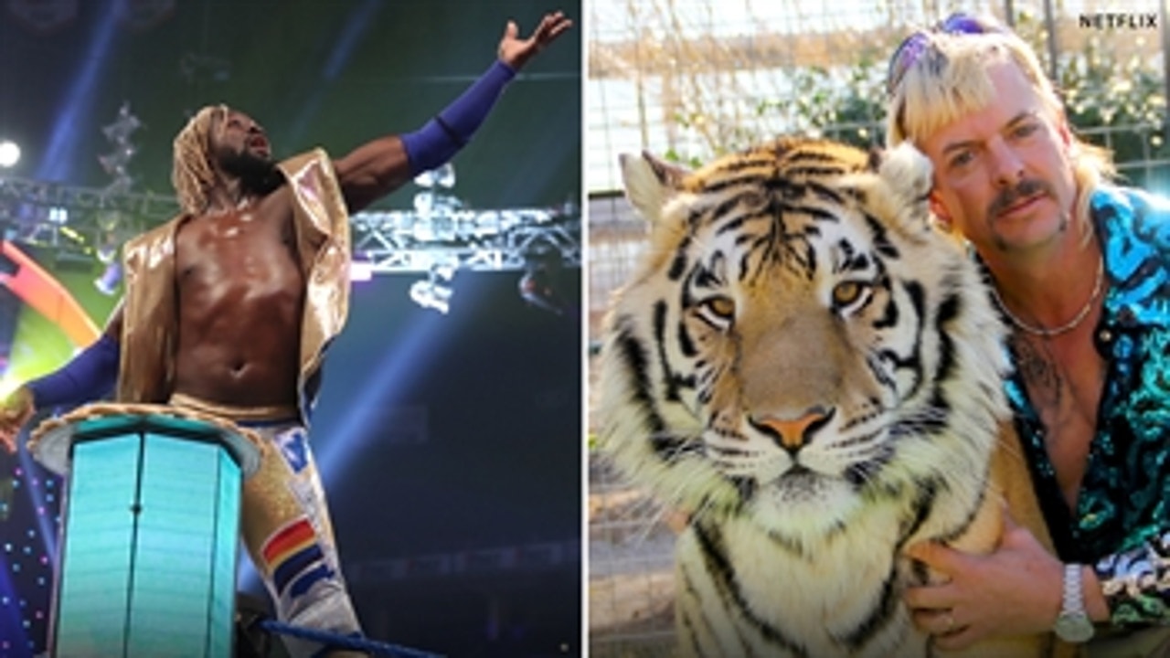 Kofi Kingston wants Joe Exotic of "Tiger King" at WrestleMania: The New Day: Feel the Power, April 6, 2020