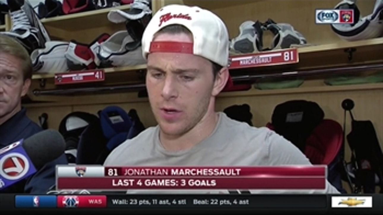 Jonathan Marchessault says Panthers need better forechecking, puck management